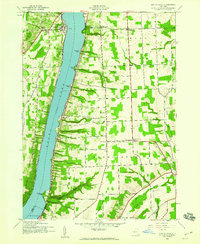 Download a high-resolution, GPS-compatible USGS topo map for Keuka Park, NY (1960 edition)