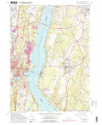 Download a high-resolution, GPS-compatible USGS topo map for Kingston East, NY (1988 edition)