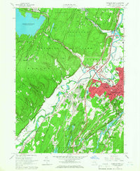 Download a high-resolution, GPS-compatible USGS topo map for Kingston West, NY (1966 edition)