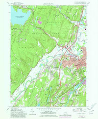 preview thumbnail of historical topo map of Ulster County, NY in 1980