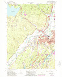 Download a high-resolution, GPS-compatible USGS topo map for Kingston West, NY (1989 edition)