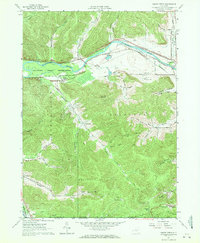 Download a high-resolution, GPS-compatible USGS topo map for Knapp Creek, NY (1971 edition)