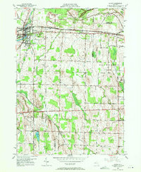 Download a high-resolution, GPS-compatible USGS topo map for Le Roy, NY (1972 edition)