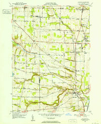 Download a high-resolution, GPS-compatible USGS topo map for Leicester, NY (1952 edition)