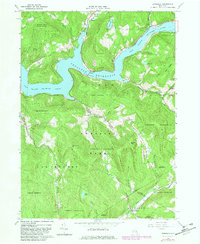 Download a high-resolution, GPS-compatible USGS topo map for Lewbeach, NY (1983 edition)