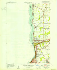 Download a high-resolution, GPS-compatible USGS topo map for Lewiston, NY (1950 edition)