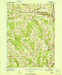 preview thumbnail of historical topo map of Broome County, NY in 1951