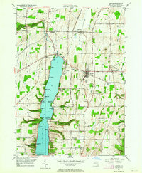 Download a high-resolution, GPS-compatible USGS topo map for Livonia, NY (1964 edition)