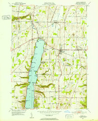 preview thumbnail of historical topo map of Livingston County, NY in 1951