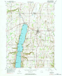 Download a high-resolution, GPS-compatible USGS topo map for Livonia, NY (1984 edition)