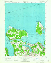 Download a high-resolution, GPS-compatible USGS topo map for Lloyd Harbor, NY (1964 edition)
