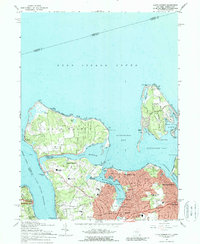 Download a high-resolution, GPS-compatible USGS topo map for Lloyd Harbor, NY (1989 edition)