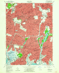 Download a high-resolution, GPS-compatible USGS topo map for Lynbrook, NY (1957 edition)