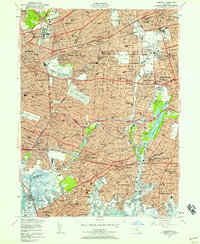 Download a high-resolution, GPS-compatible USGS topo map for Lynbrook, NY (1964 edition)