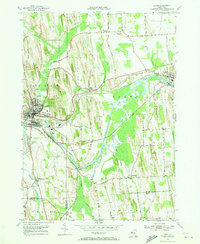 preview thumbnail of historical topo map of Wayne County, NY in 1953