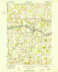 preview thumbnail of historical topo map of Wayne County, NY in 1951