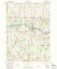 preview thumbnail of historical topo map of Wayne County, NY in 1951