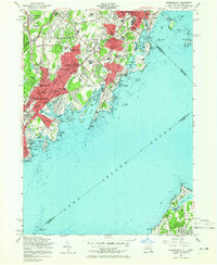 preview thumbnail of historical topo map of Westchester County, NY in 1955