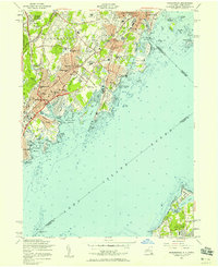 preview thumbnail of historical topo map of Westchester County, NY in 1955