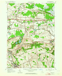 Download a high-resolution, GPS-compatible USGS topo map for Manlius, NY (1964 edition)