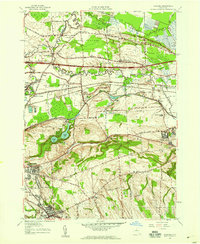 preview thumbnail of historical topo map of Onondaga County, NY in 1957