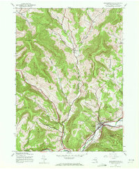 Download a high-resolution, GPS-compatible USGS topo map for Margaretville, NY (1972 edition)