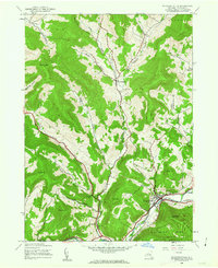 Download a high-resolution, GPS-compatible USGS topo map for Margaretville, NY (1963 edition)