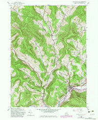 Download a high-resolution, GPS-compatible USGS topo map for Margaretville, NY (1983 edition)