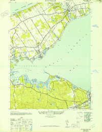 Download a high-resolution, GPS-compatible USGS topo map for Mattituck, NY (1947 edition)