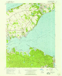 Download a high-resolution, GPS-compatible USGS topo map for Mattituck, NY (1958 edition)