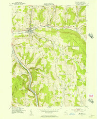 Download a high-resolution, GPS-compatible USGS topo map for Mc Graw, NY (1956 edition)