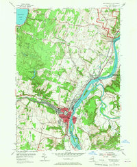 Download a high-resolution, GPS-compatible USGS topo map for Mechanicville, NY (1967 edition)