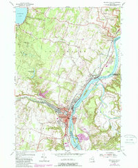 Download a high-resolution, GPS-compatible USGS topo map for Mechanicville, NY (1988 edition)