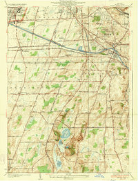 Download a high-resolution, GPS-compatible USGS topo map for Mendon Ponds, NY (1935 edition)