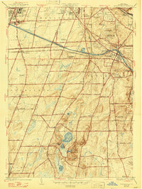 preview thumbnail of historical topo map of Monroe County, NY in 1935