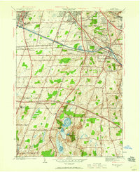 Download a high-resolution, GPS-compatible USGS topo map for Mendon Ponds, NY (1959 edition)