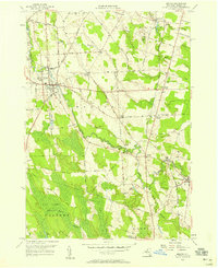 preview thumbnail of historical topo map of Oswego County, NY in 1956
