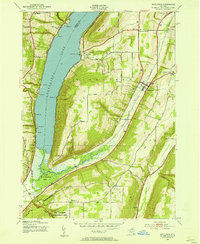 Download a high-resolution, GPS-compatible USGS topo map for Middlesex, NY (1954 edition)