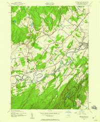 Download a high-resolution, GPS-compatible USGS topo map for Mohonk Lake, NY (1959 edition)