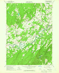 Download a high-resolution, GPS-compatible USGS topo map for Mohonk Lake, NY (1966 edition)