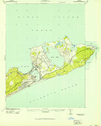 1942 Map of Montauk Point