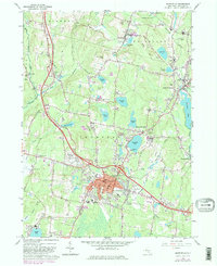 Download a high-resolution, GPS-compatible USGS topo map for Monticello, NY (1983 edition)