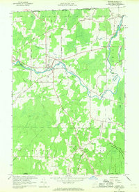 Download a high-resolution, GPS-compatible USGS topo map for Mooers, NY (1968 edition)