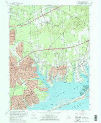 Download a high-resolution, GPS-compatible USGS topo map for Moriches, NY (1970 edition)