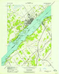 Download a high-resolution, GPS-compatible USGS topo map for Morristown, NY (1958 edition)