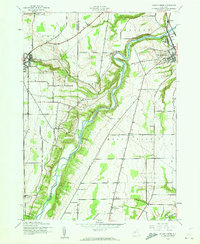 Download a high-resolution, GPS-compatible USGS topo map for Mount Morris, NY (1943 edition)