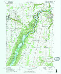 Download a high-resolution, GPS-compatible USGS topo map for Mount Morris, NY (1974 edition)