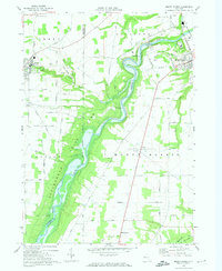 Download a high-resolution, GPS-compatible USGS topo map for Mount Morris, NY (1974 edition)