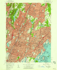 Download a high-resolution, GPS-compatible USGS topo map for Mount Vernon, NY (1958 edition)