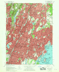 Download a high-resolution, GPS-compatible USGS topo map for Mount Vernon, NY (1970 edition)